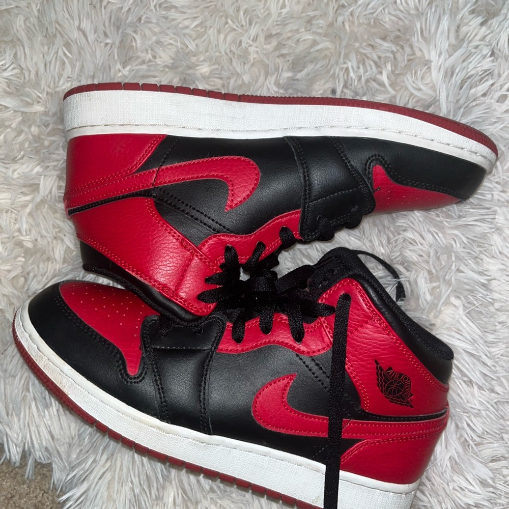 Kids Black and Red Sneakers